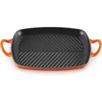 Le Creuset La Fonte émaillée gril 30 cm, orange