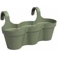 Artevasi Pot Artevasi - Capri Triple - Balcon - Vert Cendre - L54 X P30,5 X H28 Cm