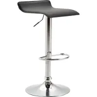 CLP Tabouret de bar Dyn V2 similicuir chromé