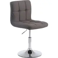 CLP Palma Lounger V2 : chaise longue en tissu, réglable en hauteur et pivotante. Gris foncé