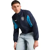 Puma Manchester City Fc Football Archive Full Zip Sweatshirt Bleu S