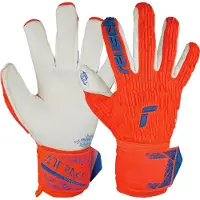 Reusch Gants de sport 'Attrakt Gold X Freegel' gentiane / orange fluo / blanc cassé
