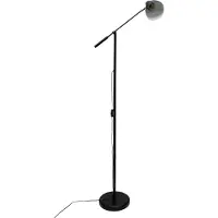 MAUL Lampe sur pied MAULfinja E27 sans ampoule Pied 138 cm noir