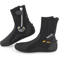 Seac Chaussures de Plage av. Fermeture éclair - Basic HD 5 mm - - - L - Large - Chaussures de Plage