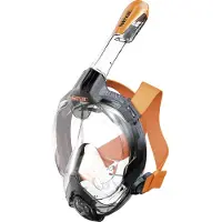 Seac Libera +10 Junior Snorkeling Mask Orange,Noir S-M Enfants