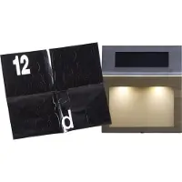 Star Trading Lampe solaire pour numéro de maison Wally