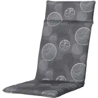 Madison Coussin de Chaise Extérieure Madison Universal Circle Grey (Dossier Haut)