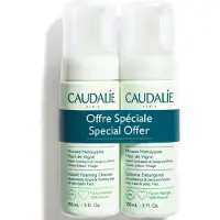 Caudalie | Vinoclean Mousse nettoyante instantanée Mousse nettoyante douce pour le visage | 2x150ml