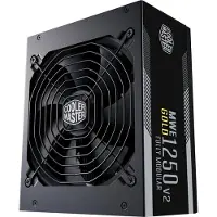 Cooler Master MWE Gold 1250 - V2 Bloc d'alimentation entièrement modulaire 1250 W 24 broches ATX ATX noir
