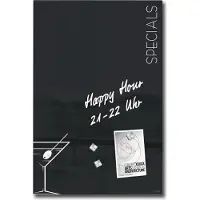 Sigel Tableau magnétique en verre Artverum avec design (Tableau magnétique, 40 x 60 cm)