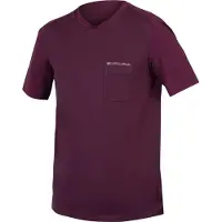 Endura Gv500 Foyle T Gravel Short Sleeve Jersey Violet M Homme