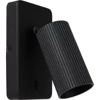 Lucide Lampe de chevet Clubs Noir avec interrupteur