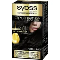 Syoss Colorations Syoss Oleo Intense Couleur De Cheveux Sans Ammoniaque 1.10-noir Inte femme || Taille Unique