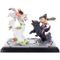 First 4 figures Okamiden Statuette Chibiterasu Vs. Dark Chibiterasu & Possessed Kuni
