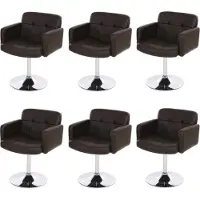 Mendler Chaise de salle à manger Houston (lot de 6)