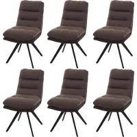 Mendler Chaise de salle à manger -G66 (lot de 6)
