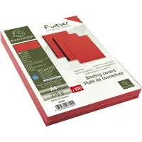 Exacompta Evercover - Rouge - A4 (210 x 297 mm) - 270 g/m² - 100 feuille(s) papier couverture