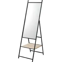 En.casa Miroir sur pied 'Chamois' avec une tablette