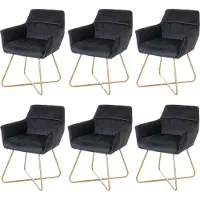 MCW Chaise de salle à manger -F37 (lot de 6)