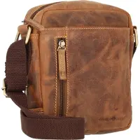 Green Burry GREENBURRY sac à épaule bandoulière Vintage Travel - 4 Crossbody Bag Brown brun
