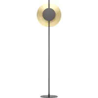 Eglo Lampe sur pied à LED Tocina noir avec or