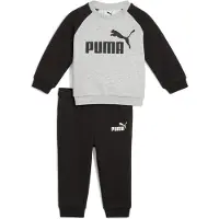 Puma MINICATS ESS Raglan Crew Set FL INF BLACK BLACK 86