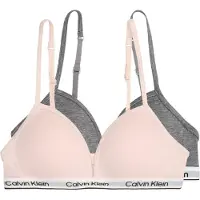 Calvin Klein Underwear Soutiens-gorge gris clair / gris foncé / rose / blanc