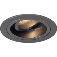QAZQA Lot de 6 Spot encastré moderne métal canon de fusil GU10 Ø 50 mm orientable - Chuck