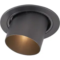 QAZQA Spot encastré moderne métal canon de fusil GU10 Ø50mm orientable - Installa