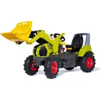Rolly Toys Tracteur à pédales rollyFarmtrac Premium II Claas Arion 660, avec chargeur et pneus gonflables