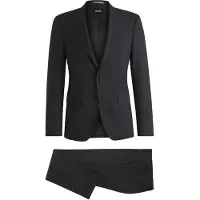 BOSS Costume Slim deux pièces en laine stretch