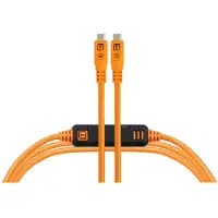 Tether Tools TetherPro Optima 10G USB-C, 15' (4,6m), orange droit