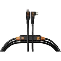 Tether Tools Outils de fixation TetherPro Optima 10G USB-C, 15' (4,6m), droit vers la droite noir.