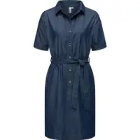 Ragwear Robe-chemise 'Rozyna' bleu foncé