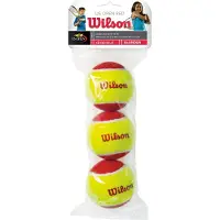 Wilson Balles De Tennis - - Starter - Lot De 3 - Couleur Rouge - Pour Enfants