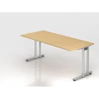 Hjh OFFICE PRO NS19 Schreibtisch ahorn rechteckig