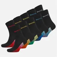 Bench Chaussettes Garçon Freshy Pack de 10 Noir/Multicolore