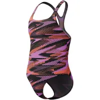 Speedo Hyperboom Allover Medalist Swimsuit Rose 5-6 Years Fille