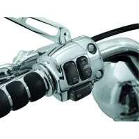 Kuryakyn Kur7808 Switchs Housing Argenté