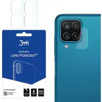3MK Lot de 4 protections d'objectif 3MK Samsung Galaxy M12 - transparent - TU