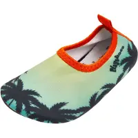 Playshoes Claquettes / Tongs bleu foncé / jaune pastel / orange