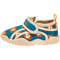 Playshoes Claquettes / Tongs 'Dschungel' crème / pétrole / orange