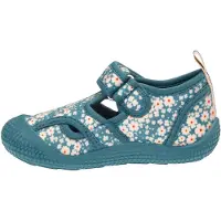 Playshoes Pantoufle pétrole / homard / blanc