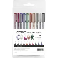 Copic Multiliner Color Set, 0,3mm, 10 pièces (10x)