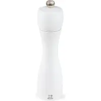 Peugeot Moulin à sel Tahiti Bois de Hêtre Blanc mat 20cm