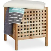 Relaxdays Tabouret de salle de bains (49 x 49 x 52 cm)