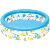 Bestway Piscine pataugeoire Ocean Life 102 x 25 cm enfants