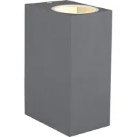 Globo Außenleuchte Wandlampe Veronika Anthrazit IP44 max. 2 x 35W GU10 Up&Down
