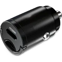 Mobilize Chargeur de voiture USB-C, Adaptateur pour véhicule, Noir
