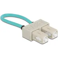 DeLOCK LWL Loopback Adapter SC / OM3 Multimode beige -